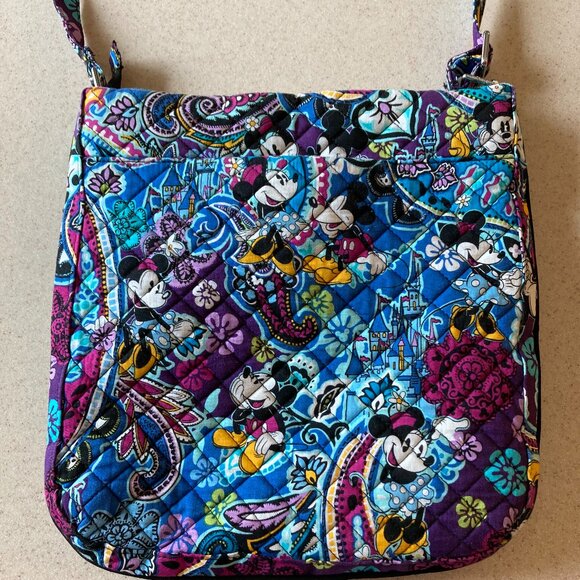 Disney Parks Vera Bradley NWOT Mickey & Minnie Mouse Triple Zip Hipster - Picture 12 of 14